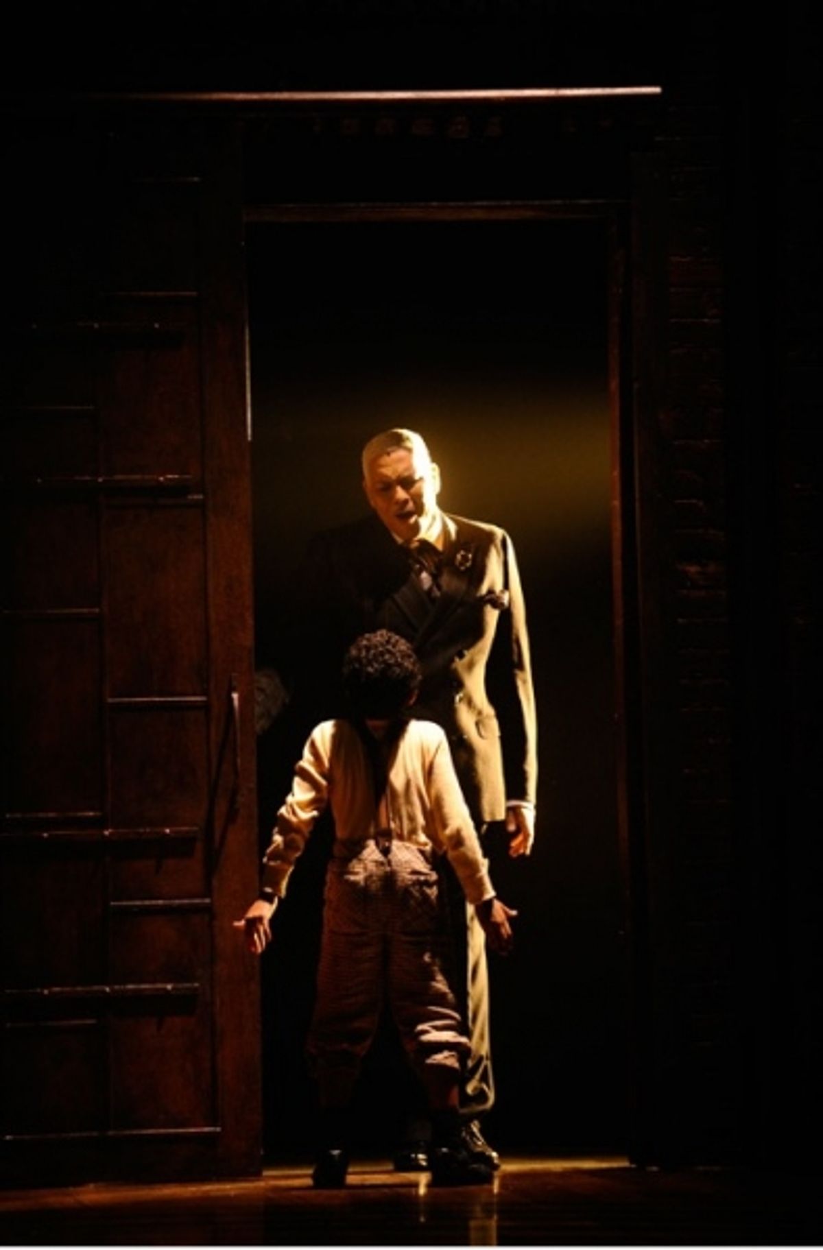 Twist (Alaman Diadhiou) pleads with Crazah (Tracy Kennedy at 